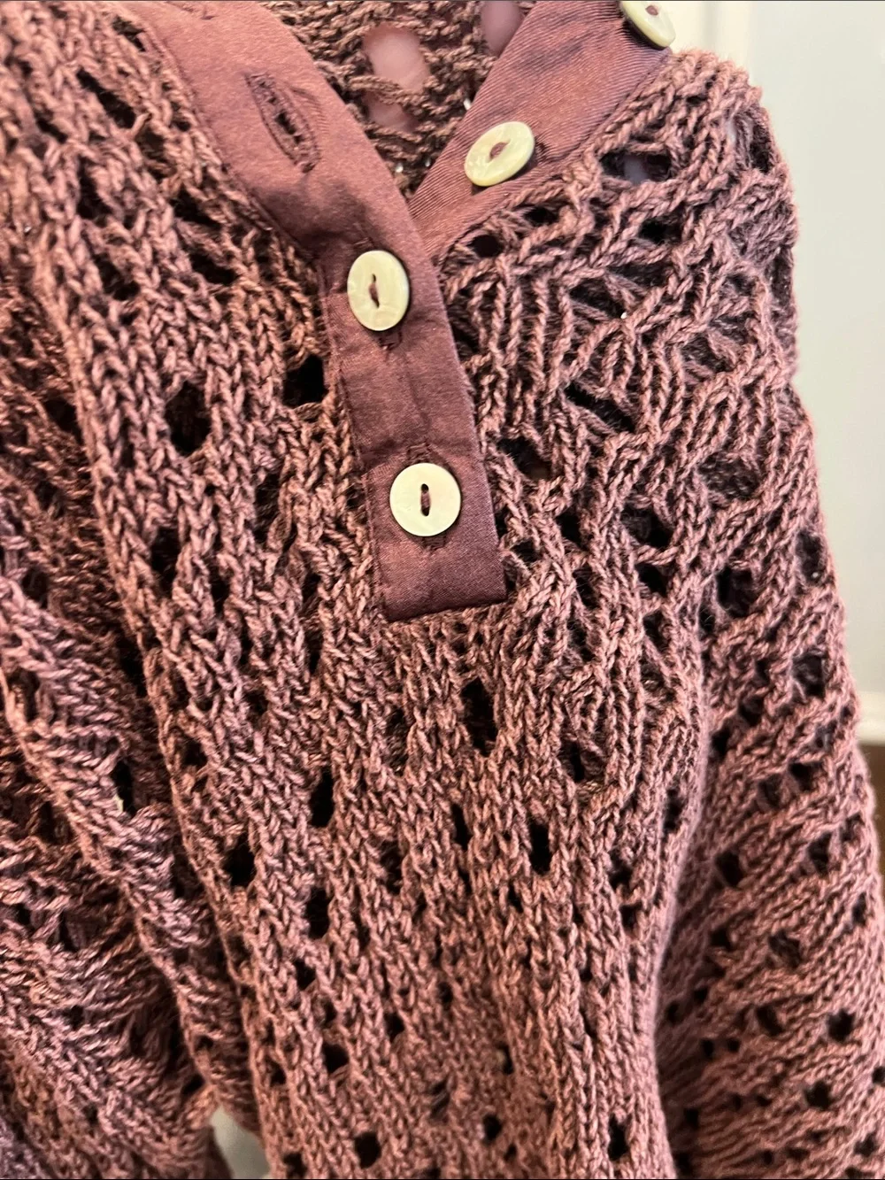 Free People openwork crochet